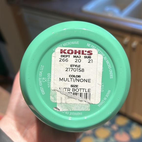 *NEW & UNUSED* Contigo 32oz Water Bottle - Teal - Picture 4 of 4